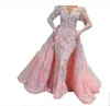 Pink Mermaid Evening Gown